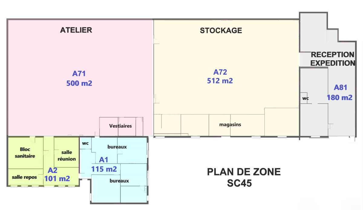 plan de l'aménagement