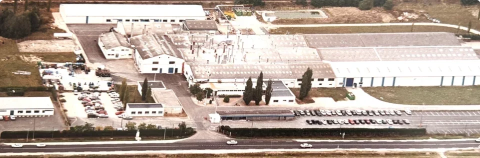 Vue aérienne du village d’entreprises