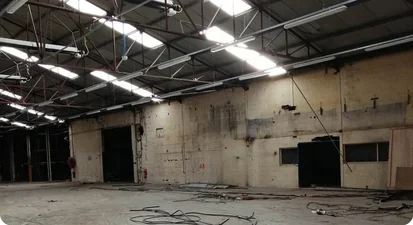 Intérieur d’un bâtiment réhabilité et remis aux normes