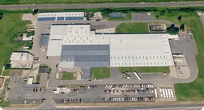 Vue aérienne du village d’entreprises aujourd’hui
